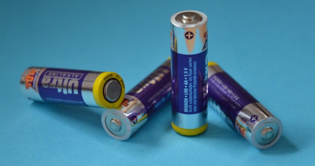 Batteries store Direct Current